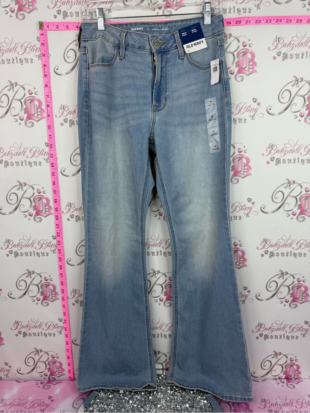 Old Navy wow flare pants Light Blue Wide Leg Jeans